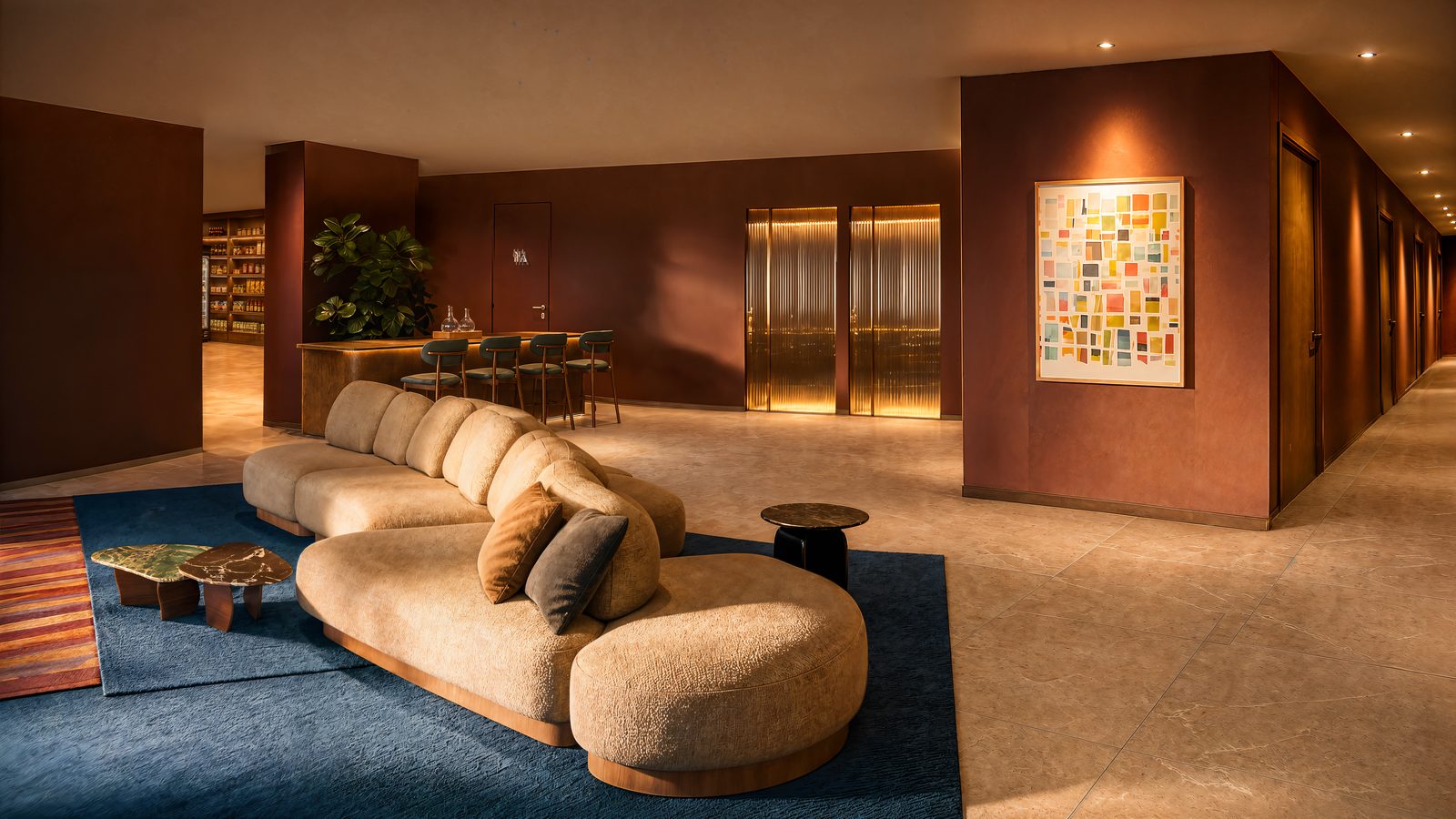 Lounge coworking do AWA