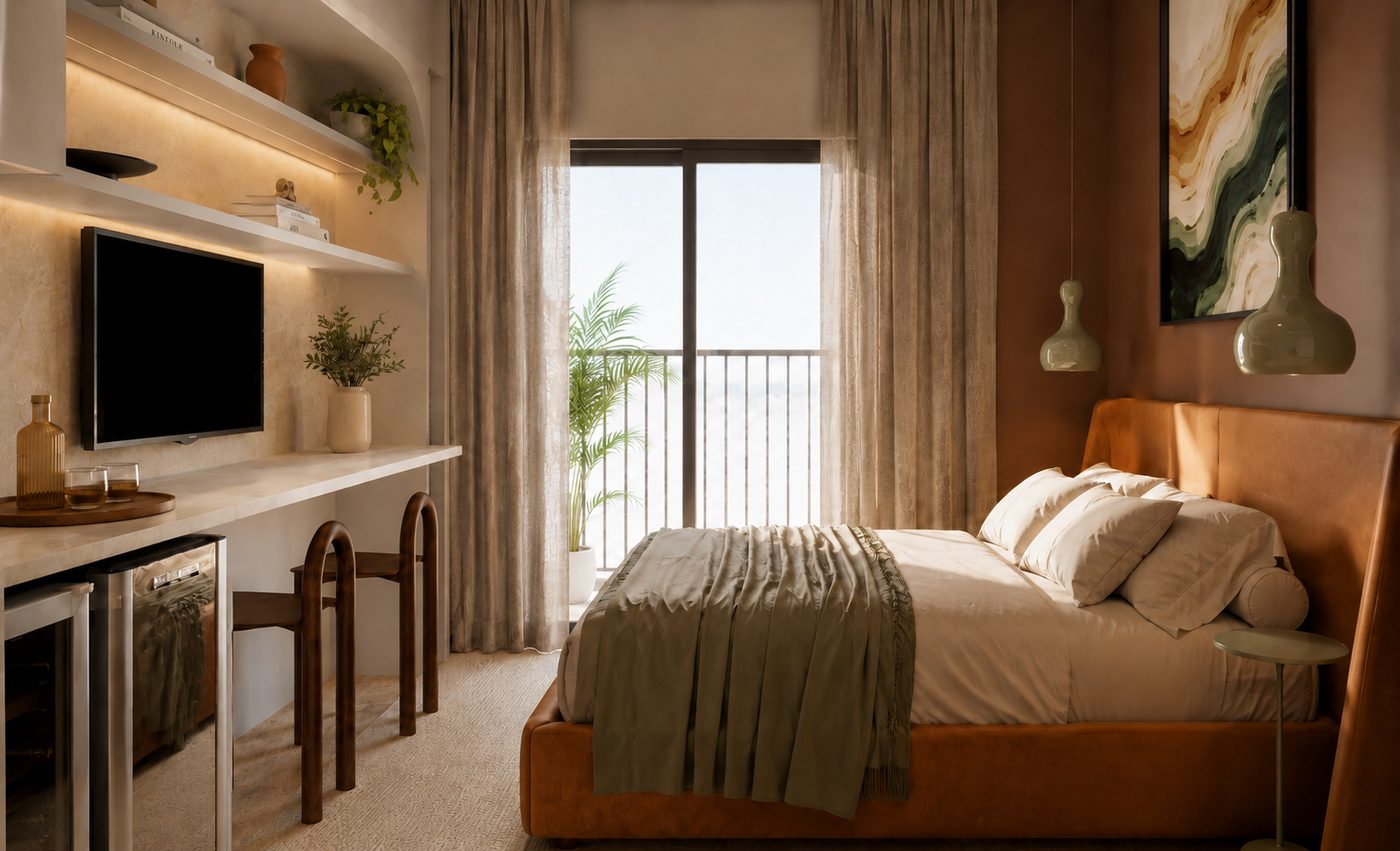 Interior do Loft Gold do AWA